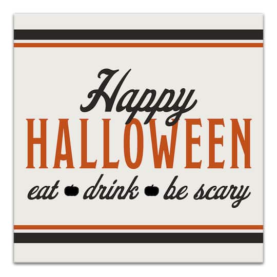 Happy Halloween Canvas Wall Art